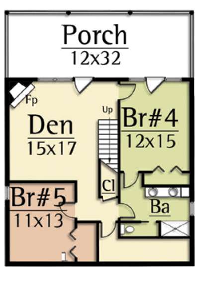 Basement for House Plan #8504-00028