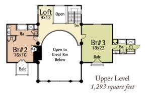 Floorplan 2 for House Plan #8504-00035