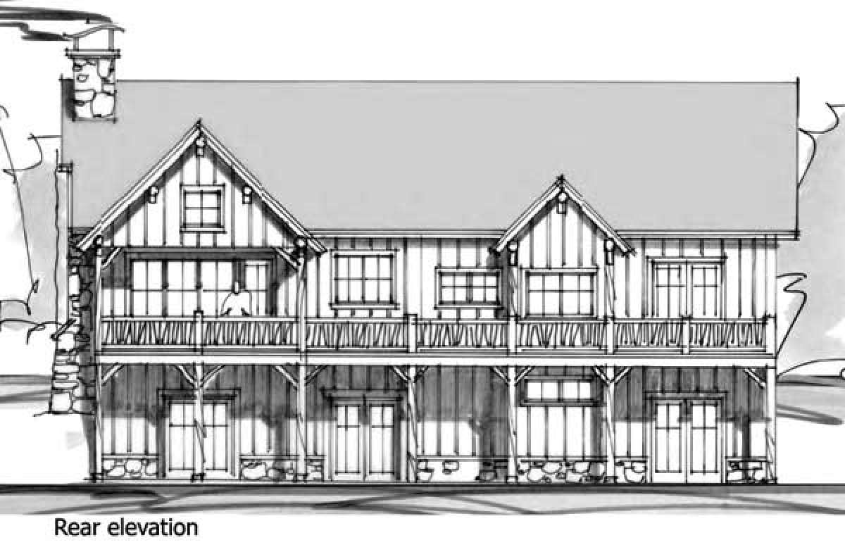 Cottage House Plan #8504-00036 Elevation Photo
