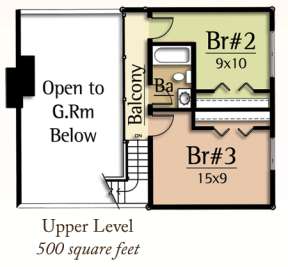 Floorplan 2 for House Plan #8504-00037