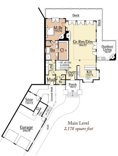 House Plan House Plan #14998 Drawing 1
