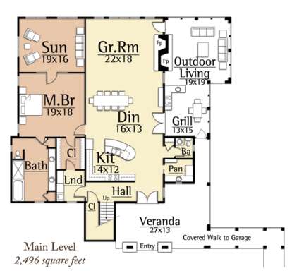 House Plan House Plan #14999 Drawing 1