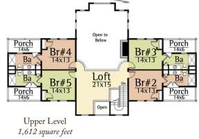 Floorplan 2 for House Plan #8504-00046