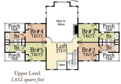 Floorplan 2 for House Plan #8504-00046