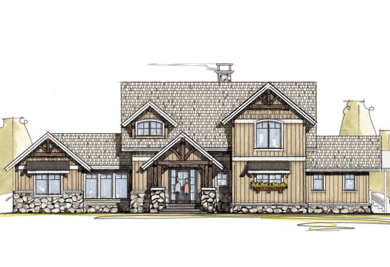 House Plan House Plan #15001 Front Elevation