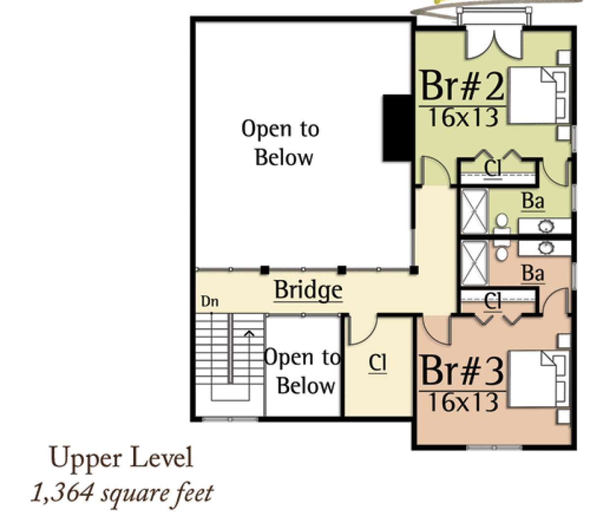 Floorplan 2 for House Plan #8504-00047