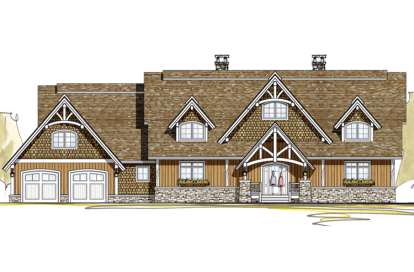 Mountain House Plan #8504-00048 Elevation Photo