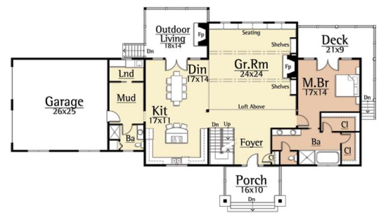 House Plan House Plan #15003 Drawing 1