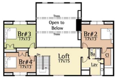Floorplan 2 for House Plan #8504-00049