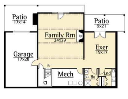 Lower Level for House Plan #8504-00049