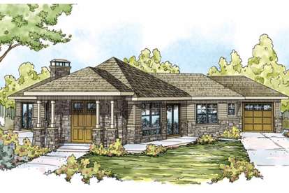 Contemporary House Plan #035-00594 Elevation Photo