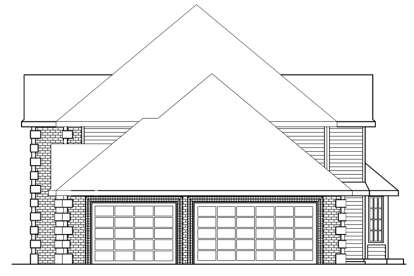 Classical House Plan #035-00598 Elevation Photo