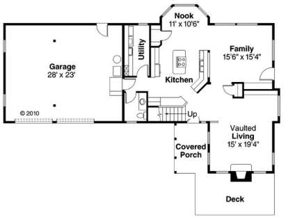 Floorplan 1 for House Plan #035-00599
