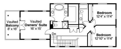 Floorplan 2 for House Plan #035-00599