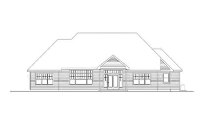 European House Plan #035-00602 Elevation Photo