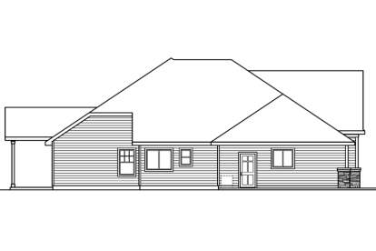 European House Plan #035-00602 Elevation Photo