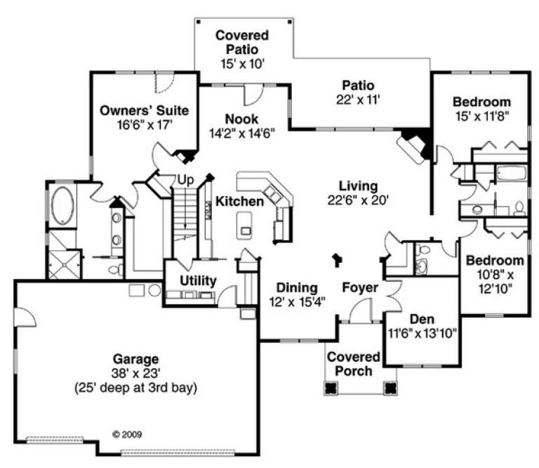 House Plan House Plan #15013 Drawing 1