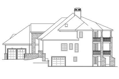 Traditional House Plan #035-00603 Elevation Photo