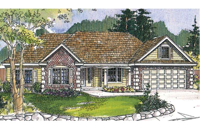 House Plan House Plan #15015 Front Elevation