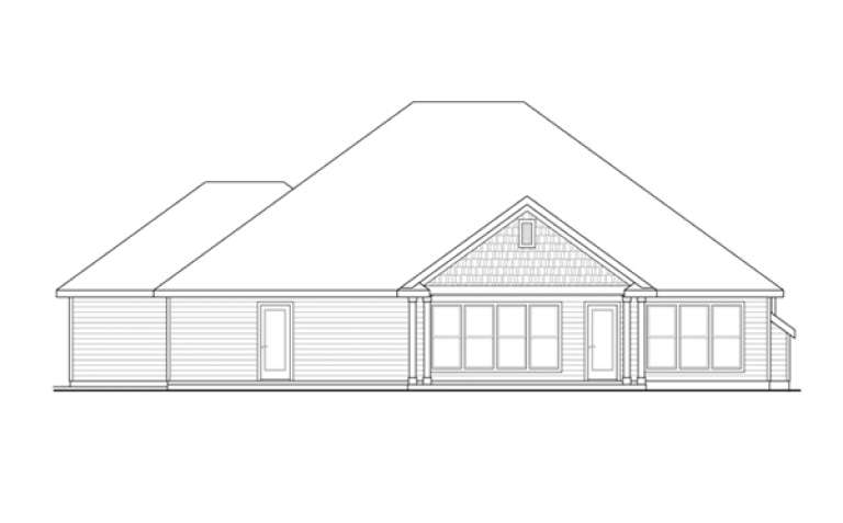 Craftsman House Plan #035-00607 Elevation Photo