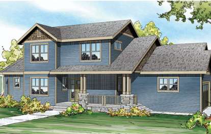 3 Bed, 2 Bath, 1948 Square Foot House Plan - #035-00608