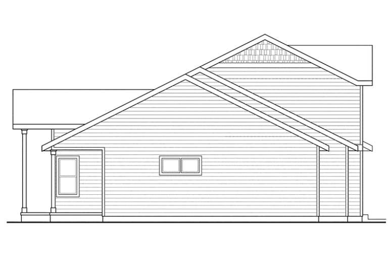 Craftsman House Plan #035-00608 Elevation Photo