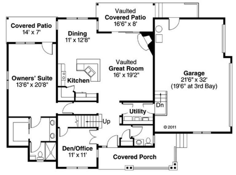 House Plan House Plan #15019 Drawing 1