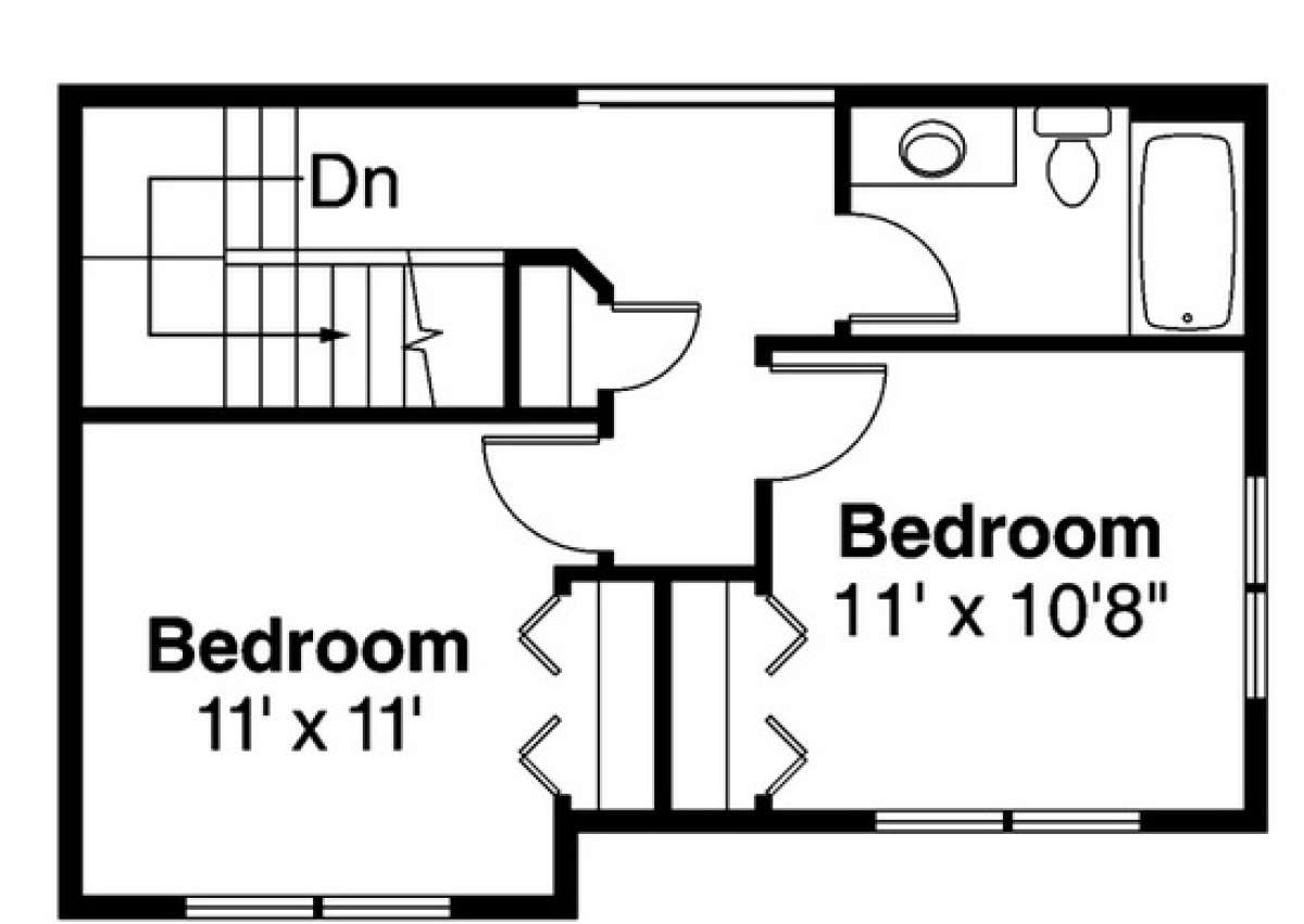 Floorplan 2 for House Plan #035-00608