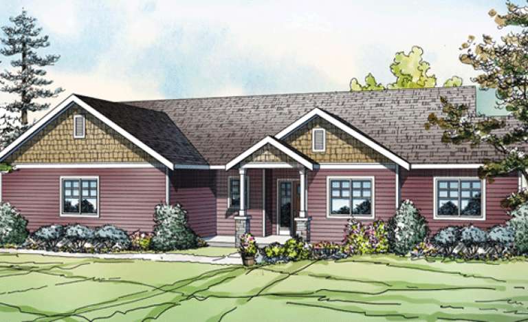 House Plan House Plan #15020 Front Elevation