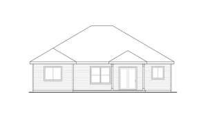 Ranch House Plan #035-00610 Elevation Photo