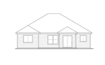 Ranch House Plan #035-00610 Elevation Photo