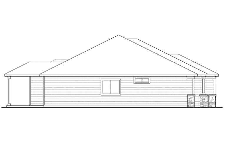 Ranch House Plan #035-00610 Elevation Photo
