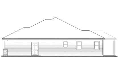 Ranch House Plan #035-00610 Elevation Photo