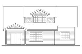 Craftsman House Plan #035-00612 Elevation Photo