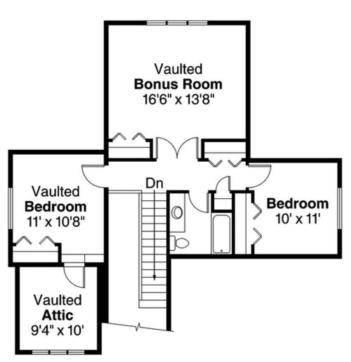 Floorplan 2 for House Plan #035-00612