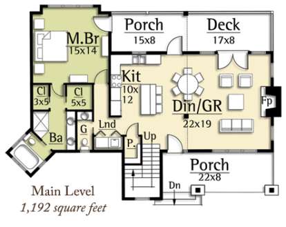 Main Floor for House Plan #8504-00055