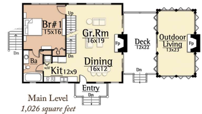 House Plan House Plan #15030 Drawing 1