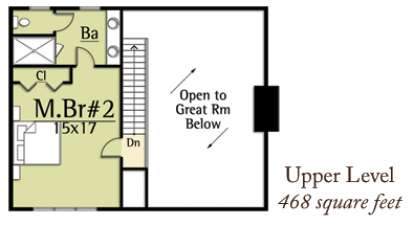 Floorplan 2 for House Plan #8504-00057