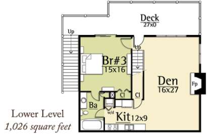 Floorplan 3 for House Plan #8504-00057