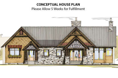 Craftsman House Plan #8504-00058 Elevation Photo