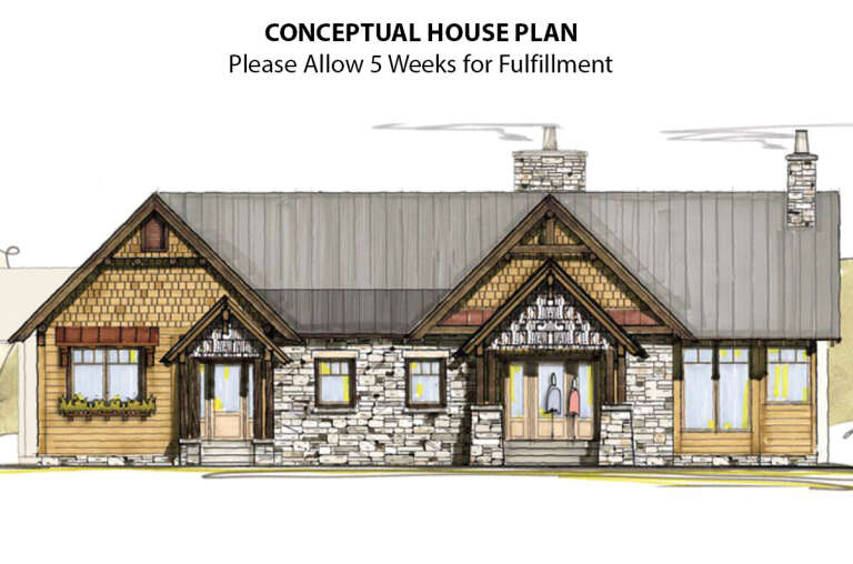 House Plan House Plan #15031 Front Elevation 