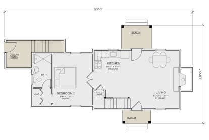 Floorplan 1 for House Plan #8504-00060