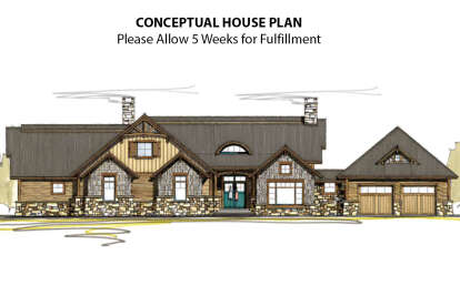 3 Bed, 3 Bath, 2590 Square Foot House Plan - #8504-00063