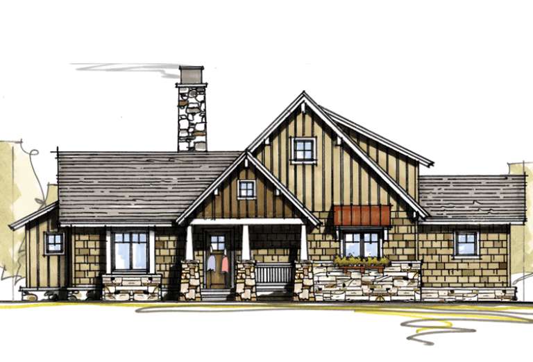 House Plan House Plan #15038 Front Elevation