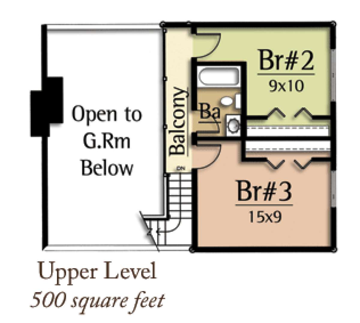 Floorplan 2 for House Plan #8504-00065