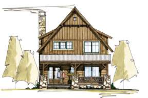 Cottage House Plan #8504-00066 Elevation Photo