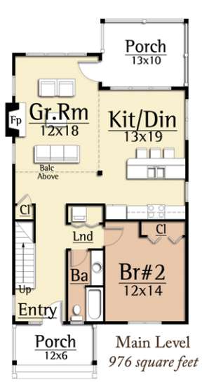 Floorplan 1 for House Plan #8504-00067