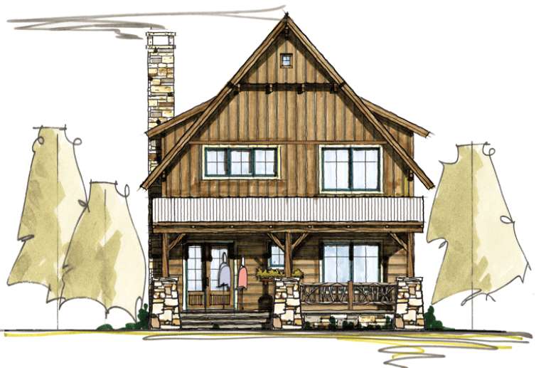 House Plan House Plan #15041 Front Elevation