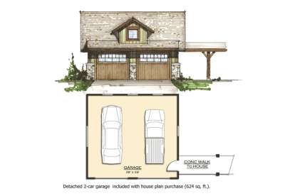 Mountain House Plan #8504-00068 Elevation Photo