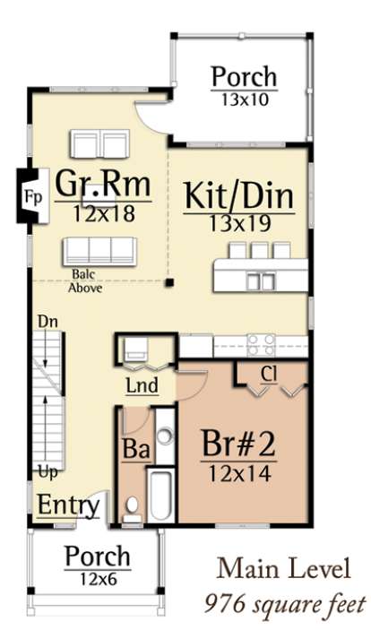 Floorplan 1 for House Plan #8504-00068